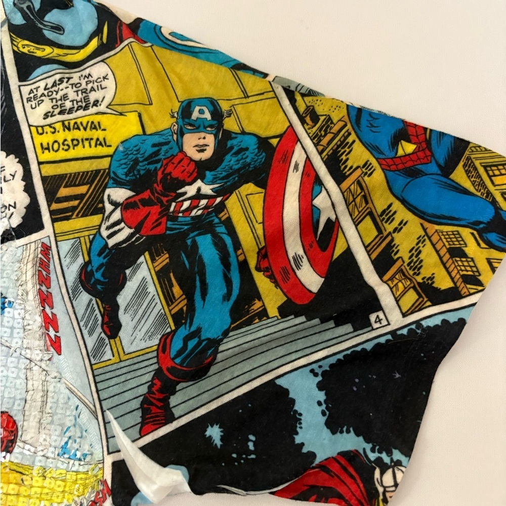 Marvel Multicolor Sequin Comic Top - image 3